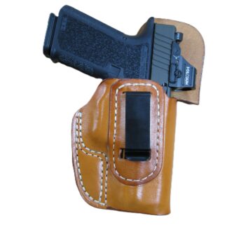 IWB & Appendix Carry | Steel Clip Holster | Optic Ready | Classic Leather
