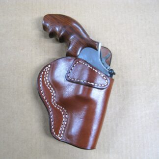 OWB | 1 Slot Holster | Leather Belt Slot On Back Of Holster | Classic Leather