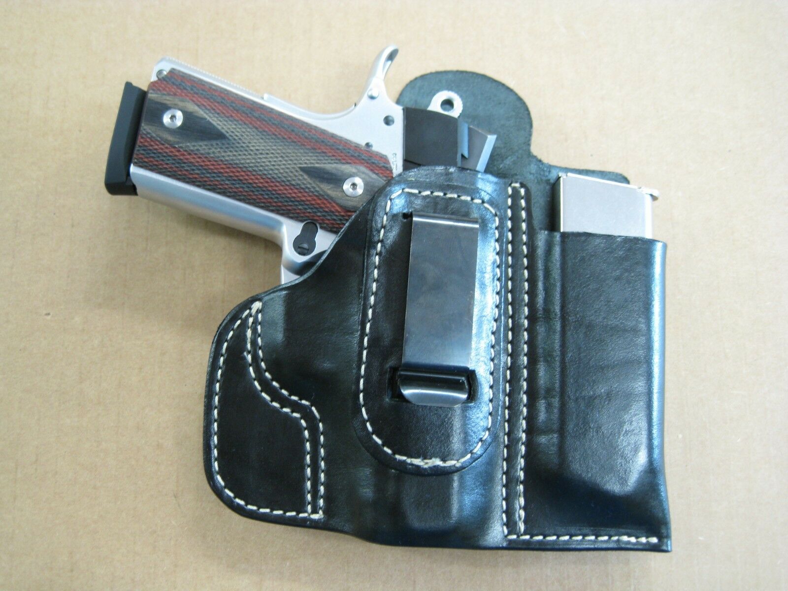 IWB Gun Holster With Extra Magazine pouch For Taurus TCP 380 With Laser