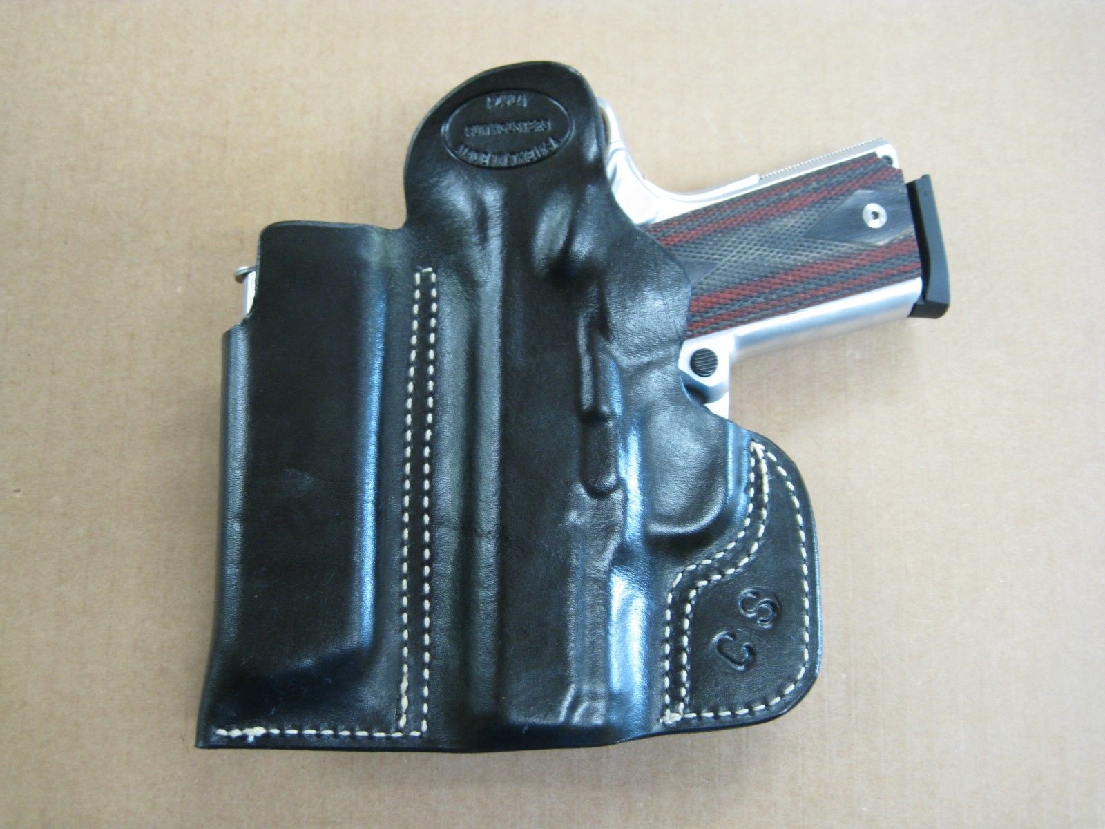 Azula Leather IWB Combo Holster And Mag Pouch CCW For..Choose Gun & Color B 