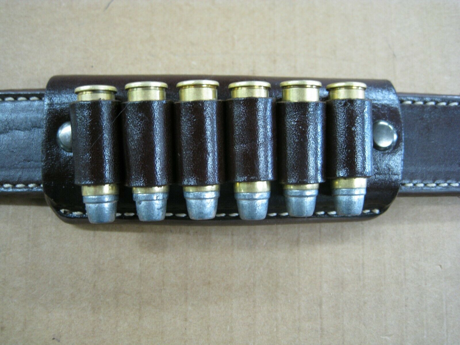 Black 8 Round Capacity Cartridge Belt Slide for 38 Sp./357 Magnum 