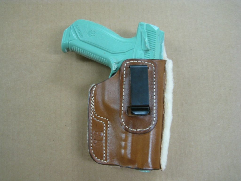 IWB Sheepskin Leather In The Waist IWB Concealment Holster – Azula Gun