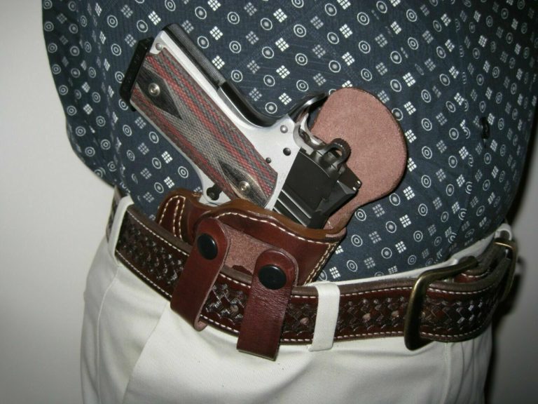 Belt Loop High Ride In The Waistband Iwb Premium Leather Holster