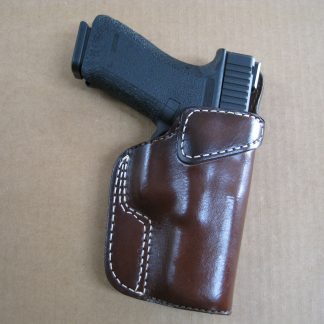 OWB | 1 Slot Holster | Leather Belt Slot On Back Of Holster | Classic Leather