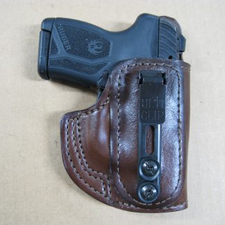 IWB & Appendix Carry | Steel Tuckable Ulti-Clip Holster | Fully Lined (leather with full leather lining)