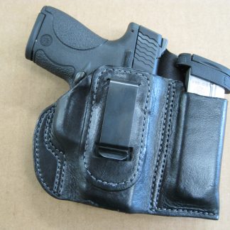 IWB & Appendix Carry | Steel Clip Combo Holster With Mag Pouch | Classic Leather