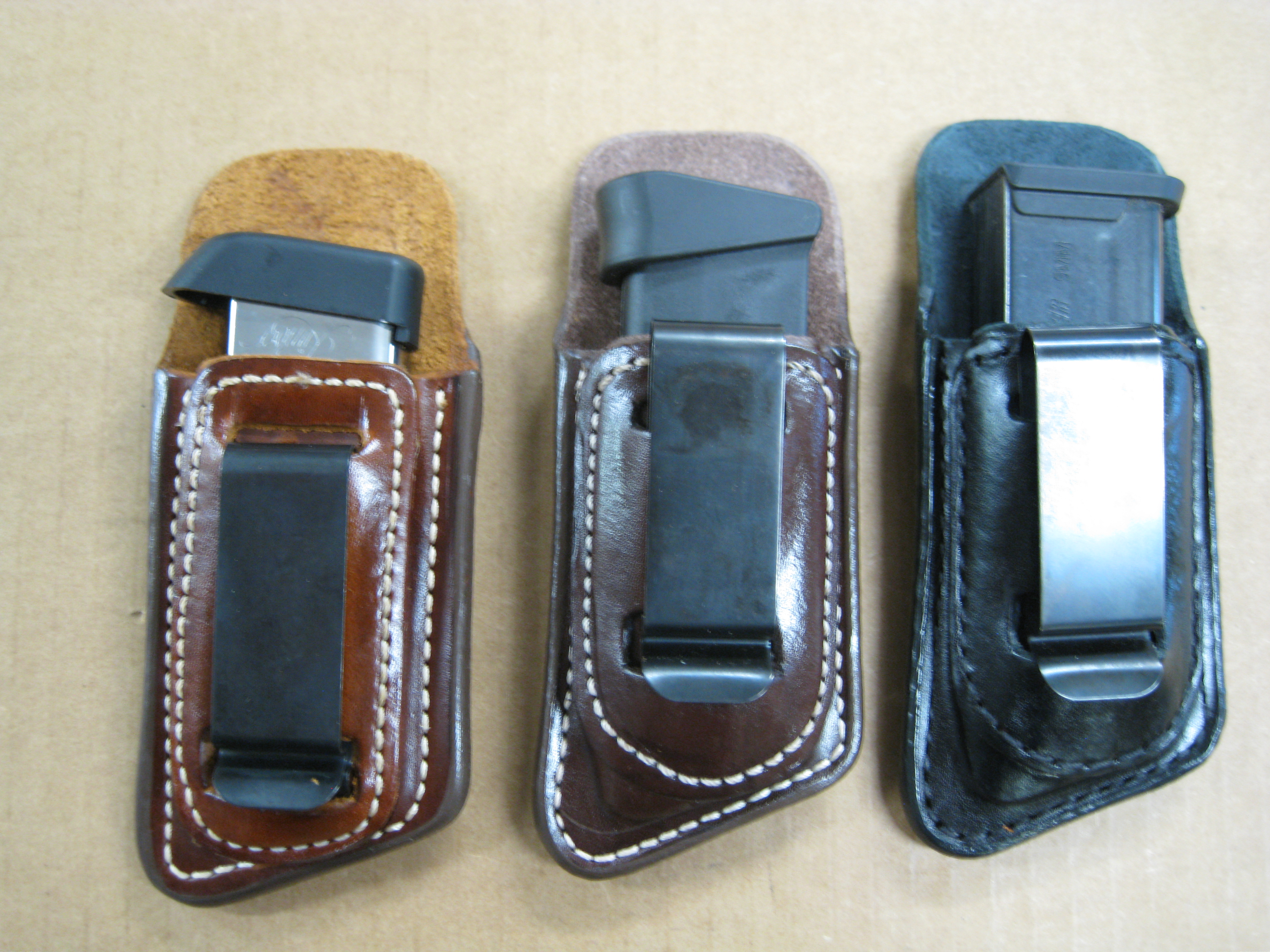 AZULA Premium IWB Inside Waist Magazine Pouch – Leather, Ambidextrous, Select Model