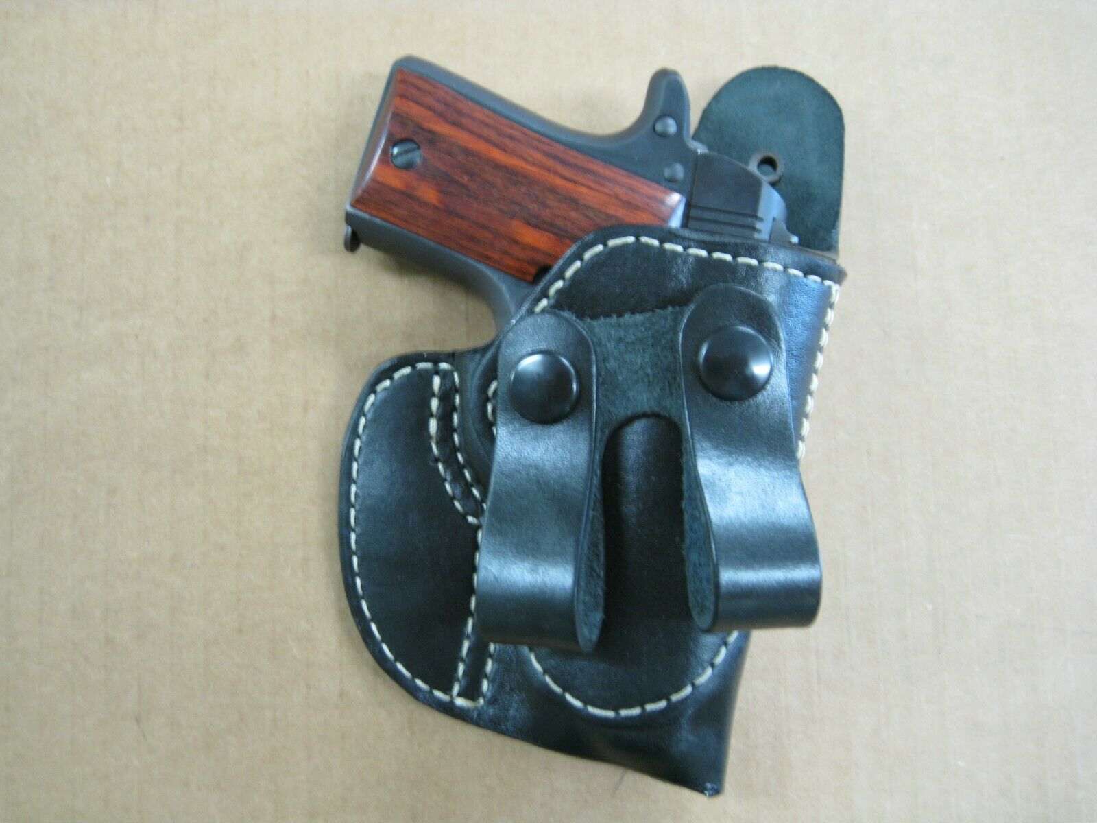 AZULA Leather Nsde Pocket Wallet Handgun Holster CCW For..Choose Gun