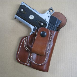 IWB & Appendix Carry | Leather Belt Loop With Snap Holster | Classic Leather