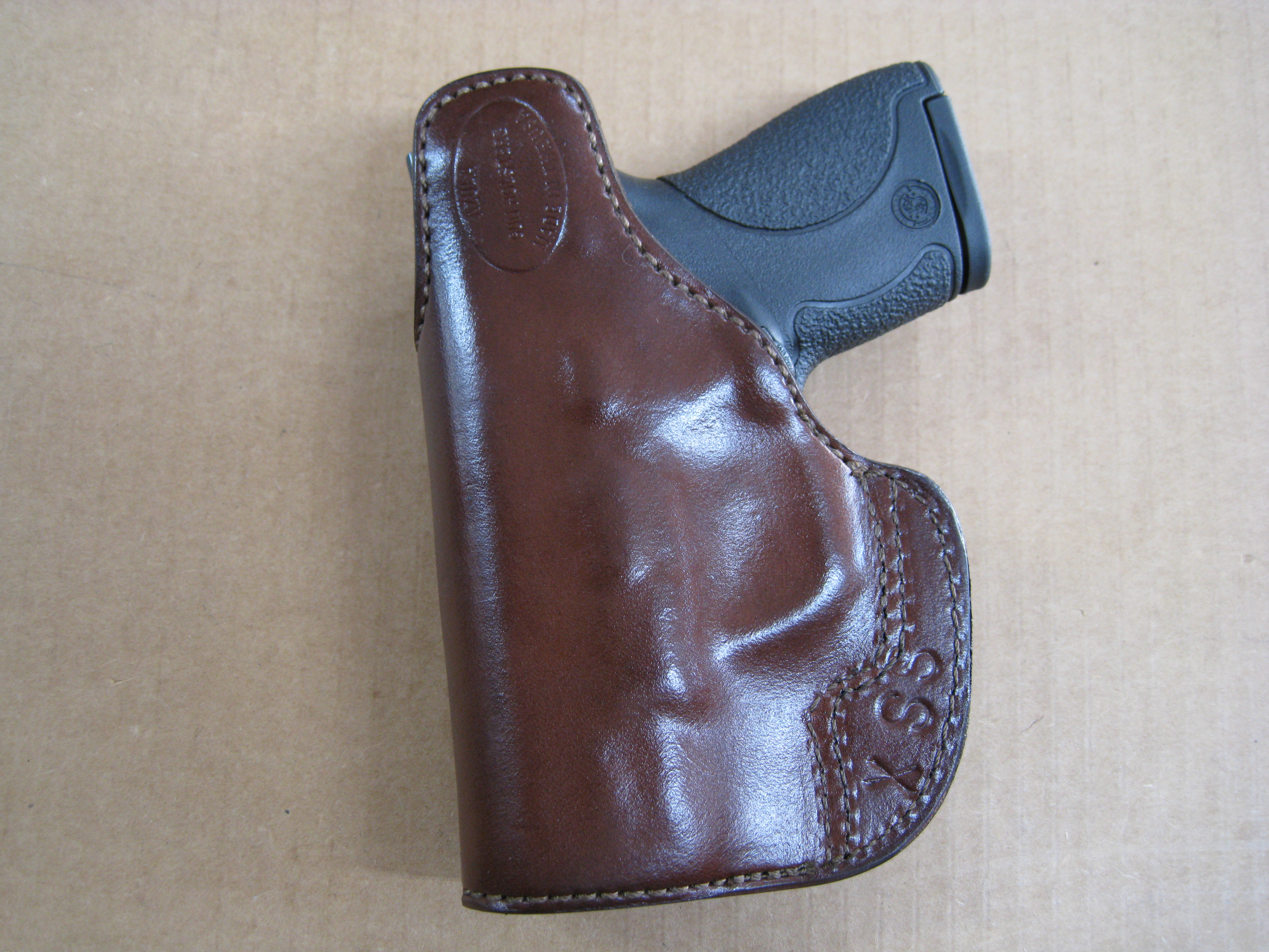 1 Choose Gun Details about   Azula Appendix Carry In The Waistband AIWB Leather Holster CCW 