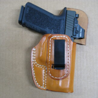 IWB & Appendix Carry | Steel Clip Holster | Optic Ready | Classic Leather