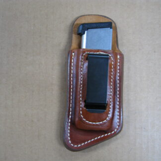 IWB & Appendix Carry Magazine Pouch | Steel Clip | Classic Leather