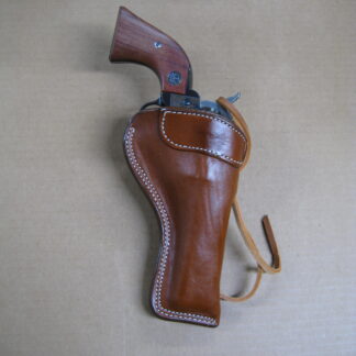 OWB | Strong Side Single Action Revolver Holster | Hammer Thong | Classic Leather