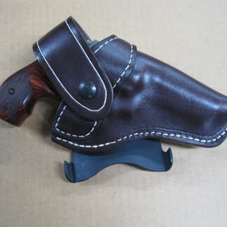 OWB | Seated Cross Draw Outdoor Paddle Holster | Safety Strap | Classic Leather
