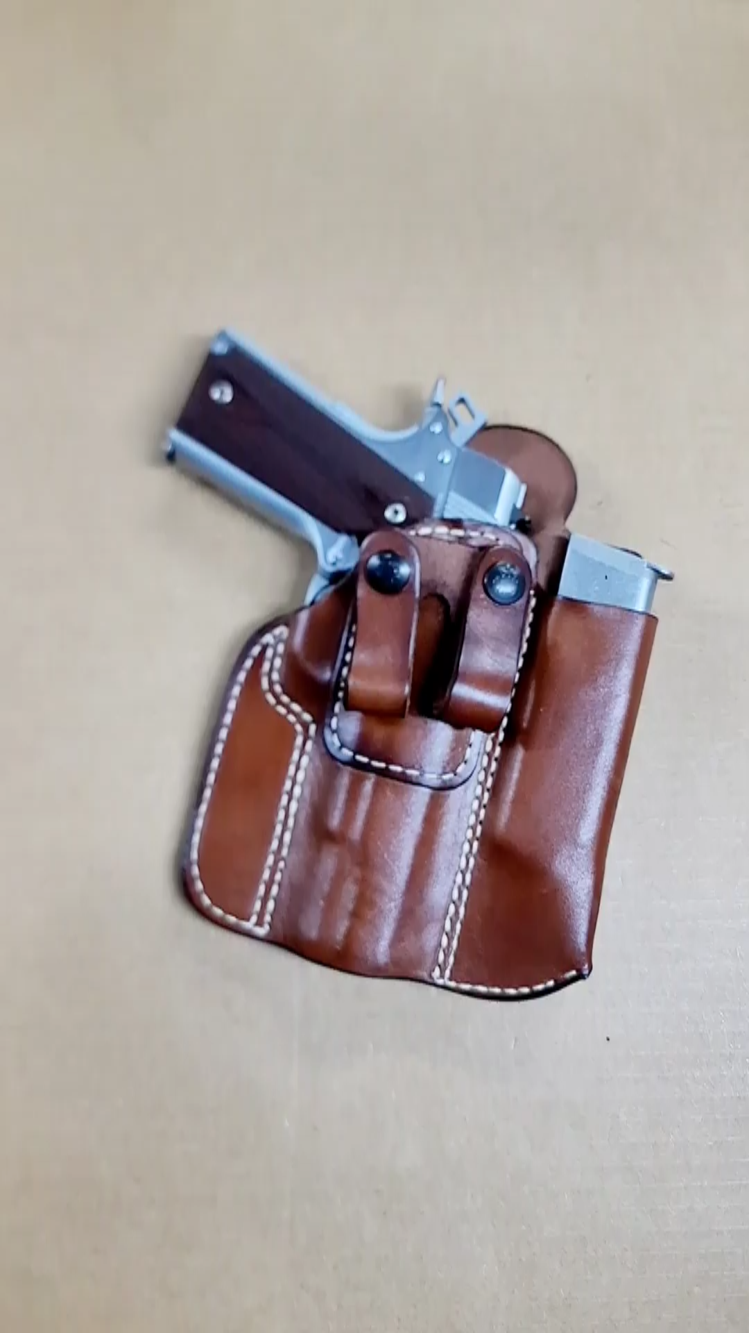 IWB & Appendix Carry | Combo Holster With Mag Pouch | Dual Leather
