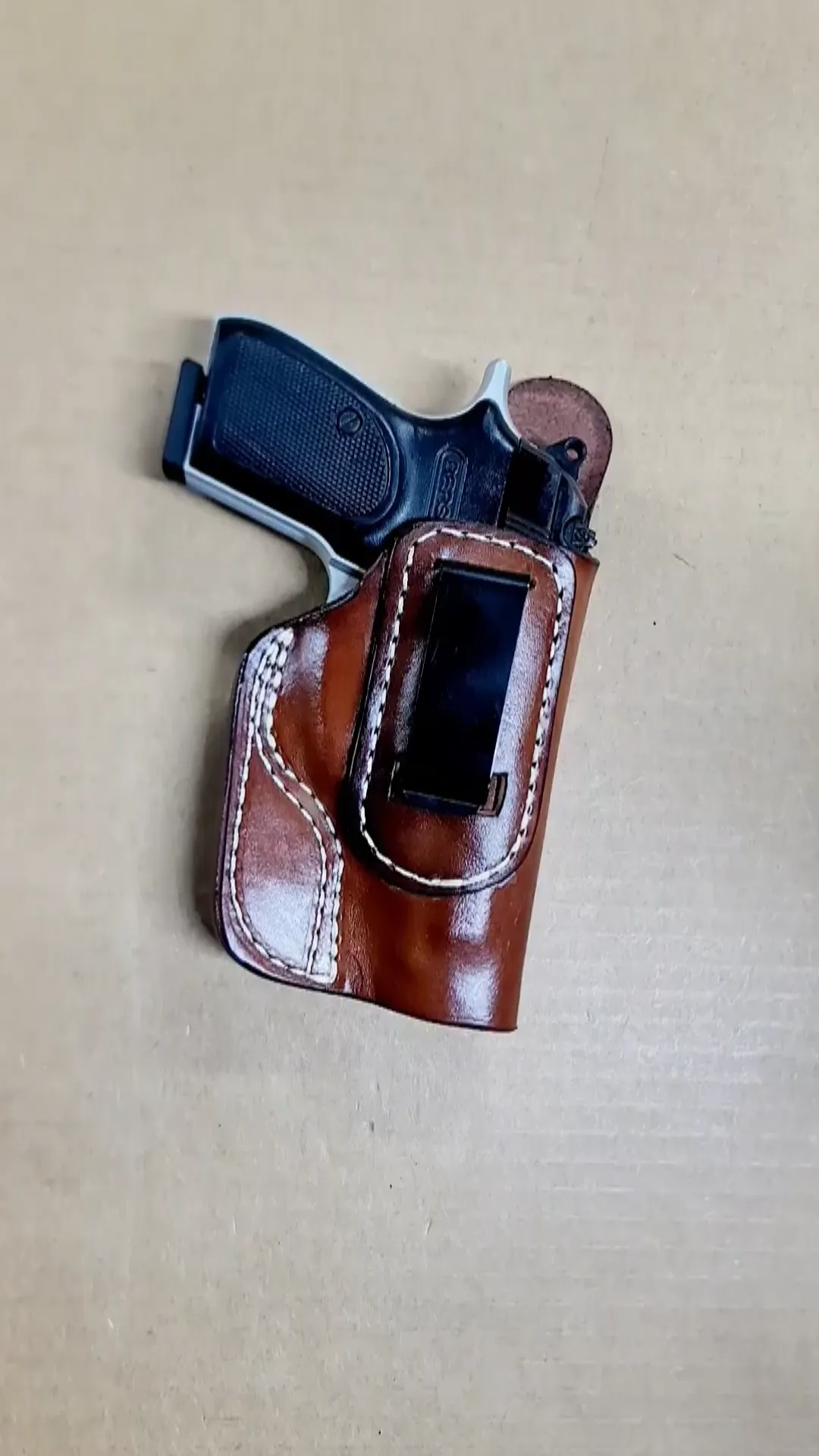 IWB & Appendix Carry | Steel Clip Holster | Classic Leather