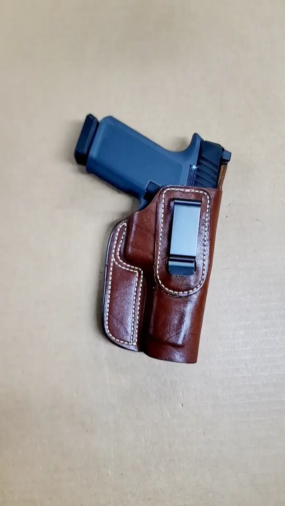 IWB & Appendix Carry | Steel Clip Holster | Classic Leather